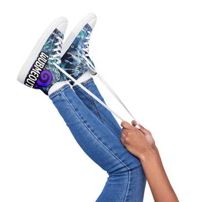 WUBMEOUT Signature Tye-Dye Women’s High-Tops – Whiteout Edition